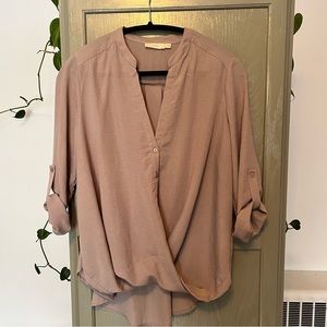 Lush 3/4 sleeve button shirt